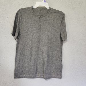 John varvatos henley short sleeve shirt size L